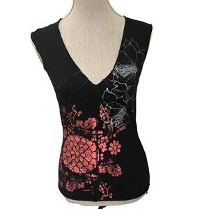 Forever 21 Stretchy Cotton Blend Boho Top - Size Small